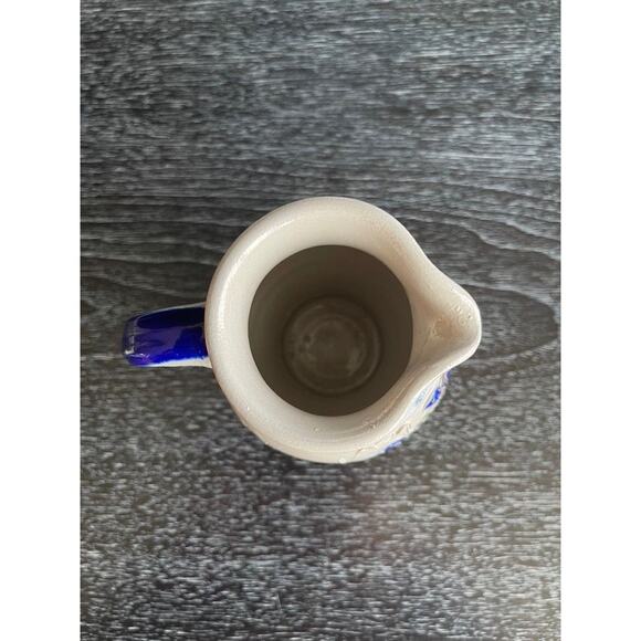 Handarbeit Studio Pottery, Germany, Salt Glaze Pitcher Vase, Signed - Picture 9 of 10